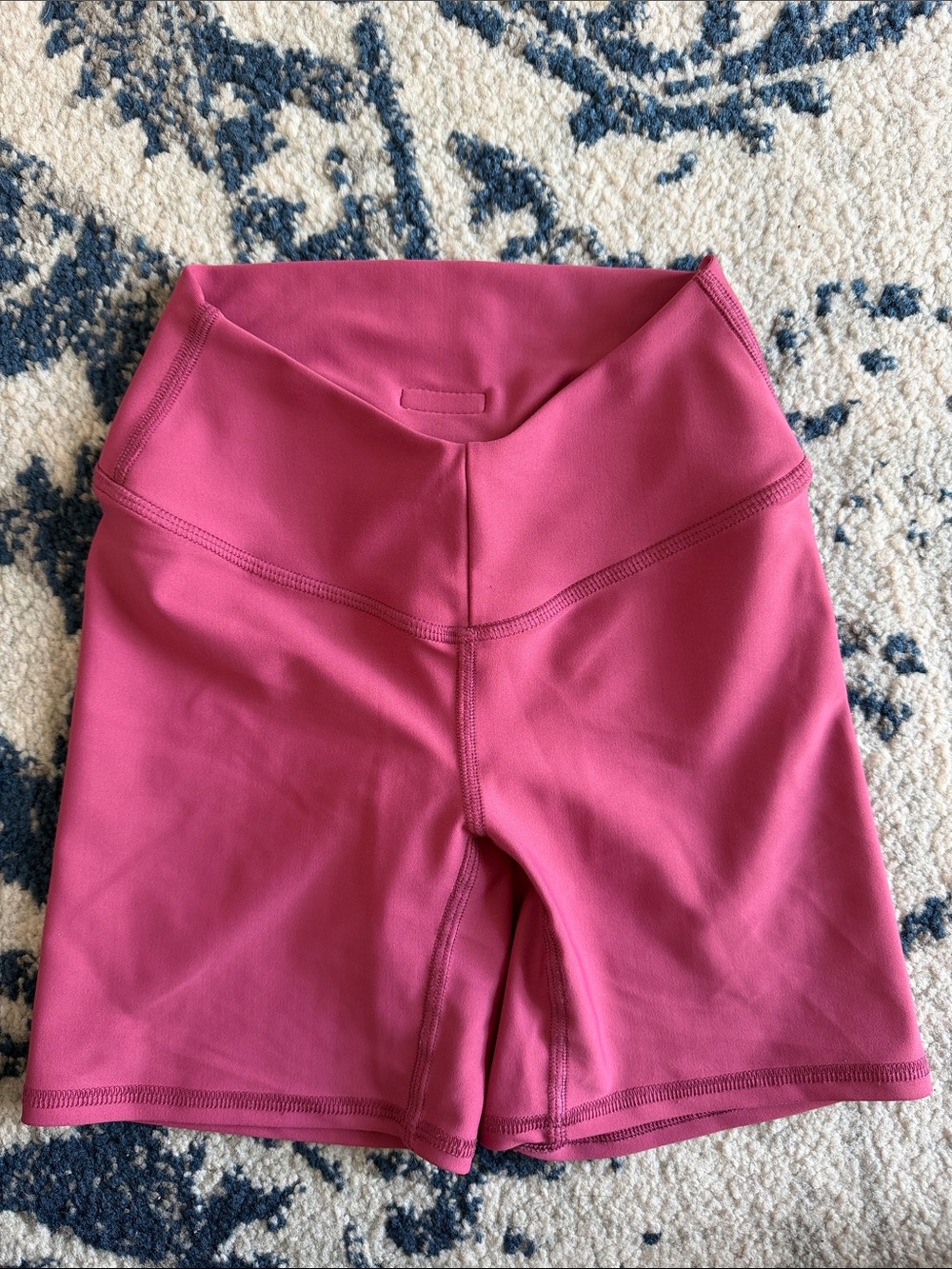 High-Rise Pink Performance Bike Shorts
